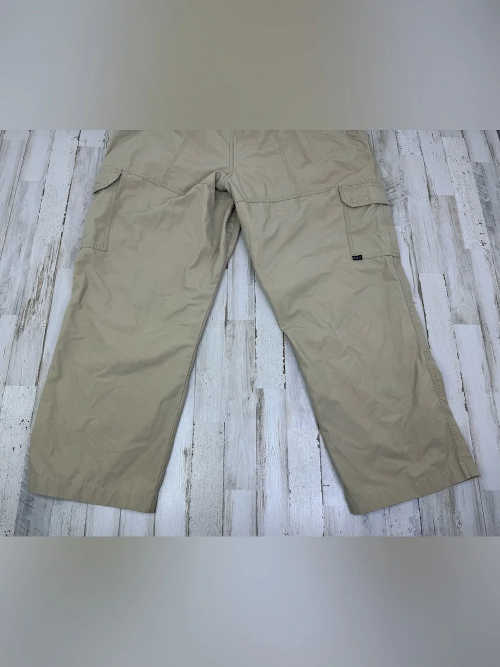 5.11 Tactical Men's 38x28 Tan Solid Cargo Tactical Pants Regular